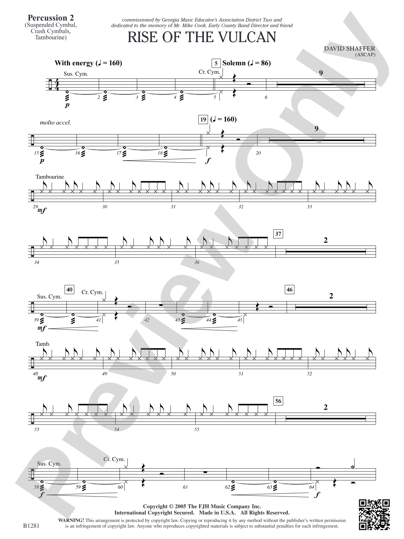 Rise of the Vulcan: Percussion 2