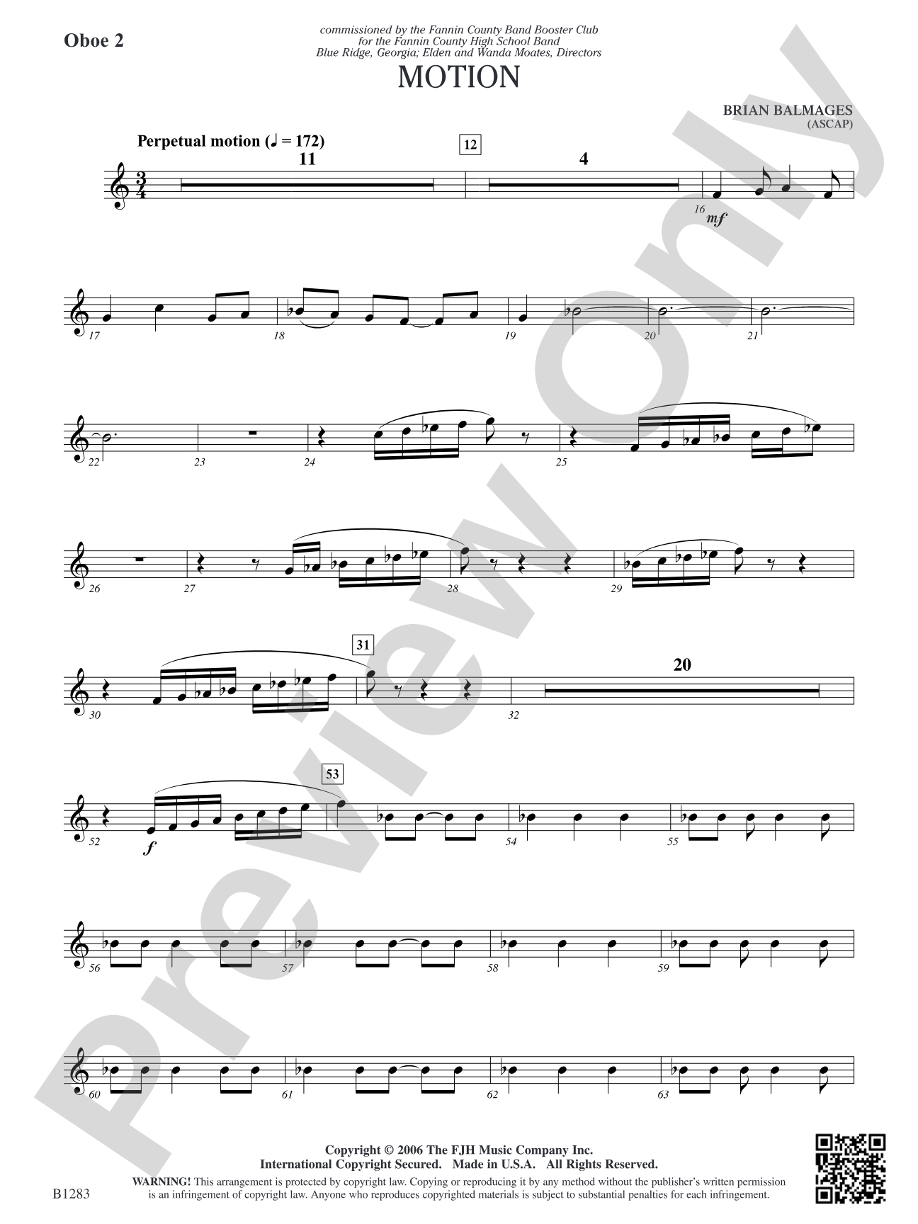 Motion: Oboe 2