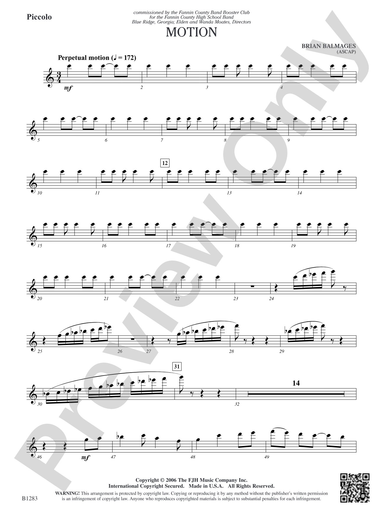 Motion: Piccolo