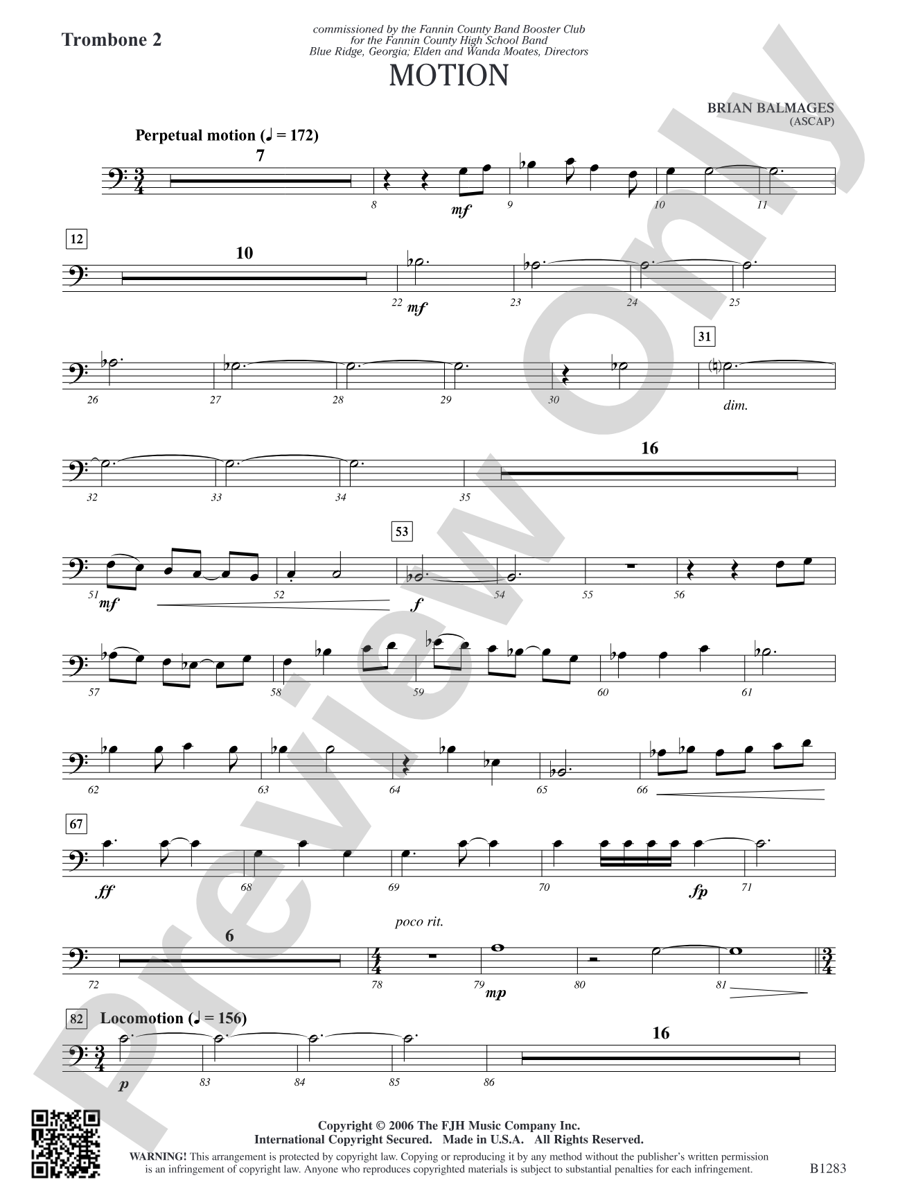 Motion: Trombone 2