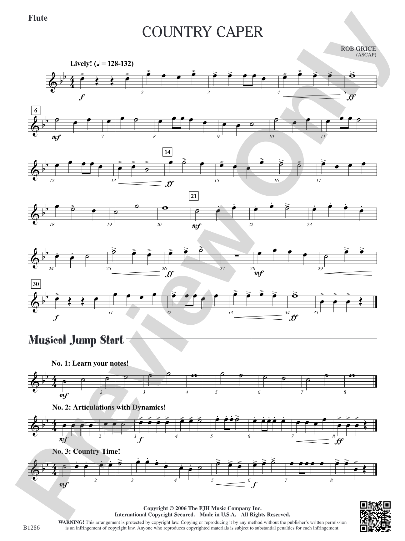 Country Caper: Flute