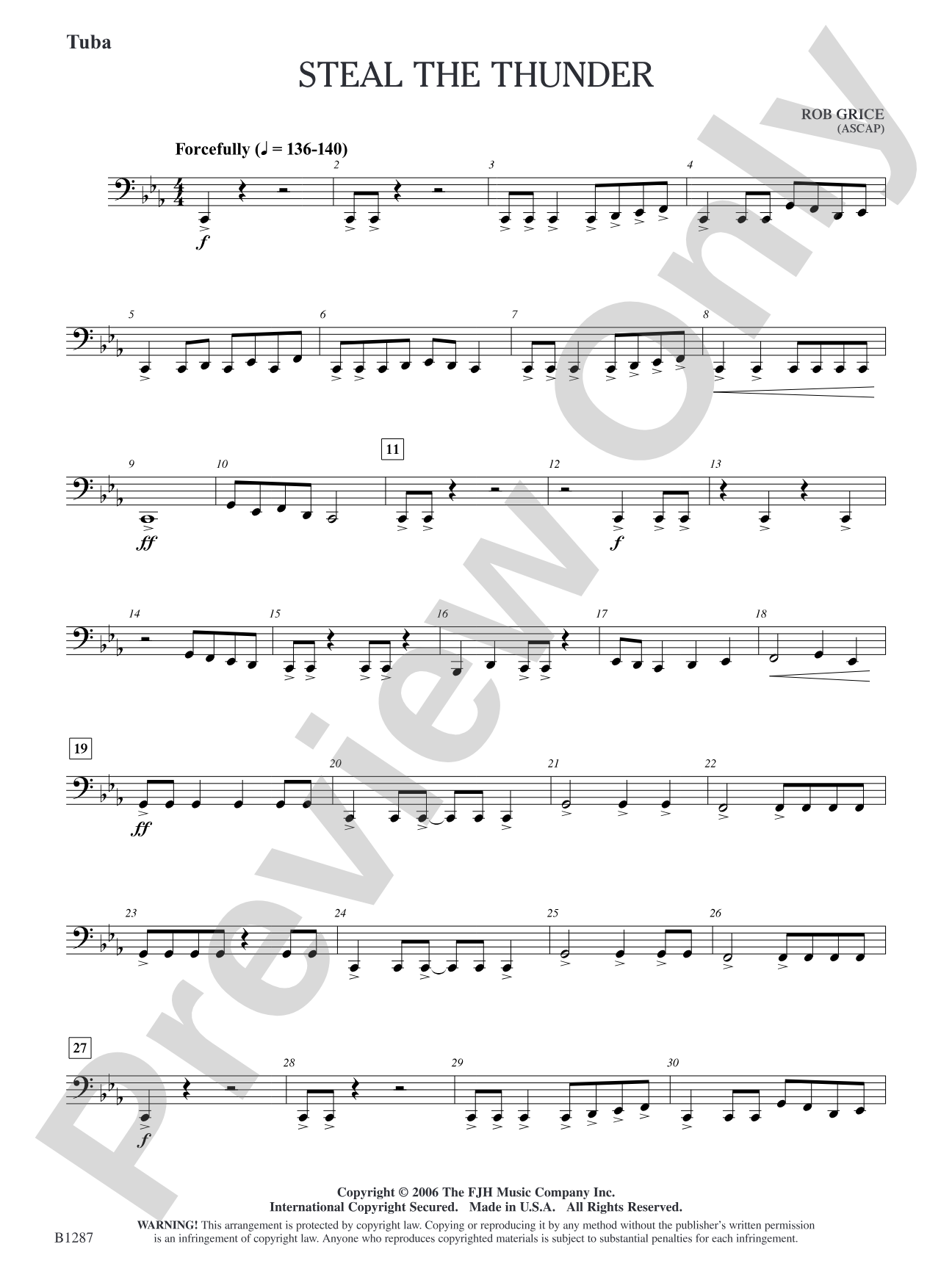 Steal the Thunder: Tuba