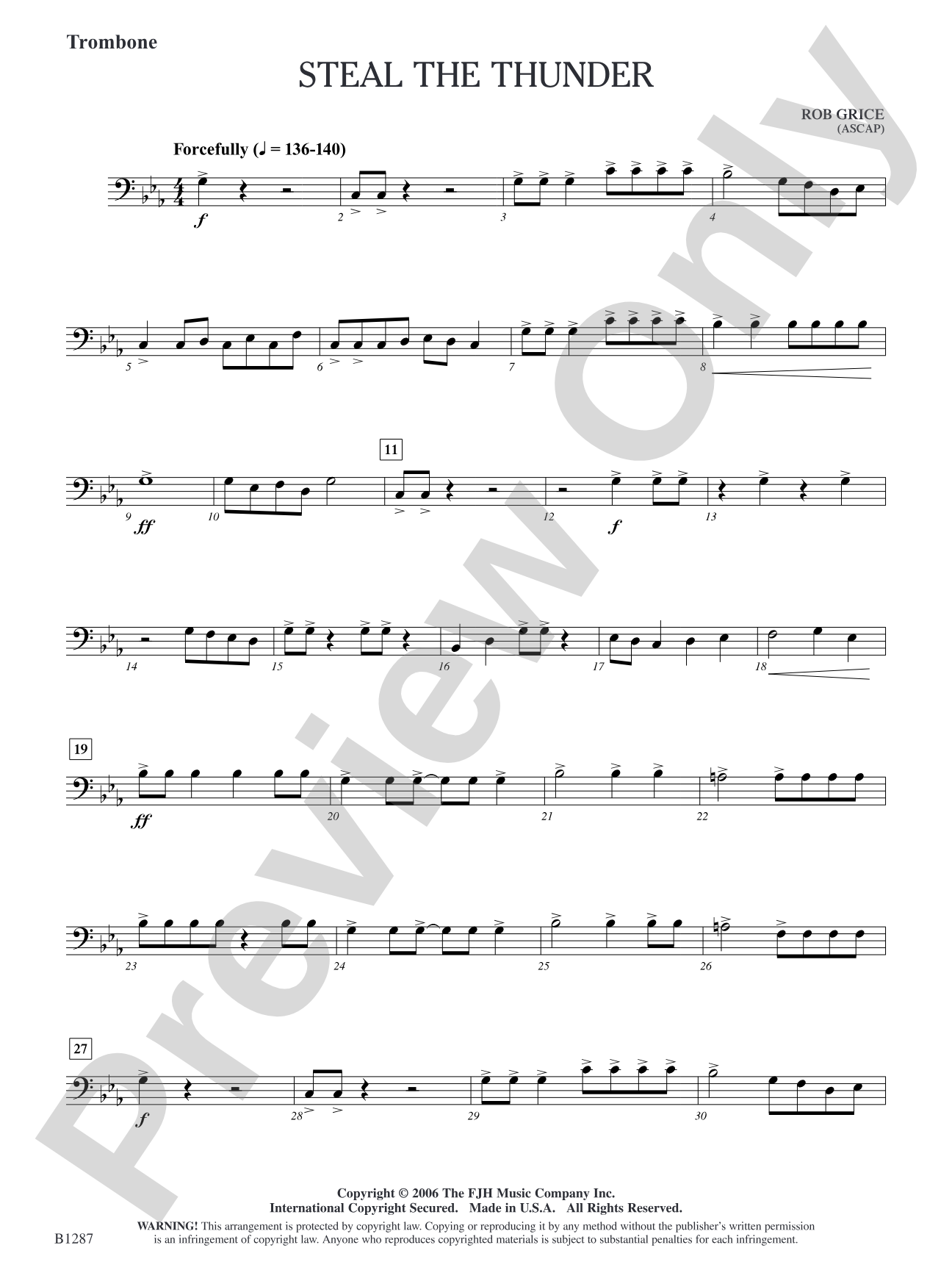 Steal the Thunder: Trombone