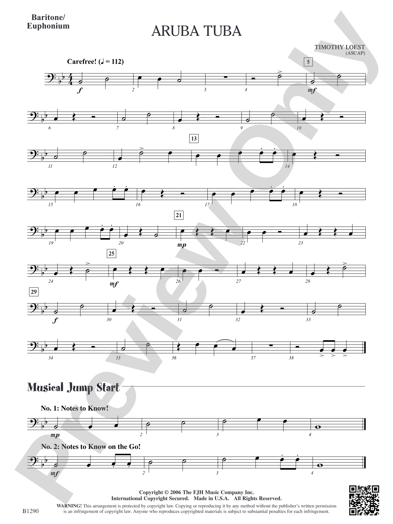 Aruba Tuba: Baritone/Euphonium