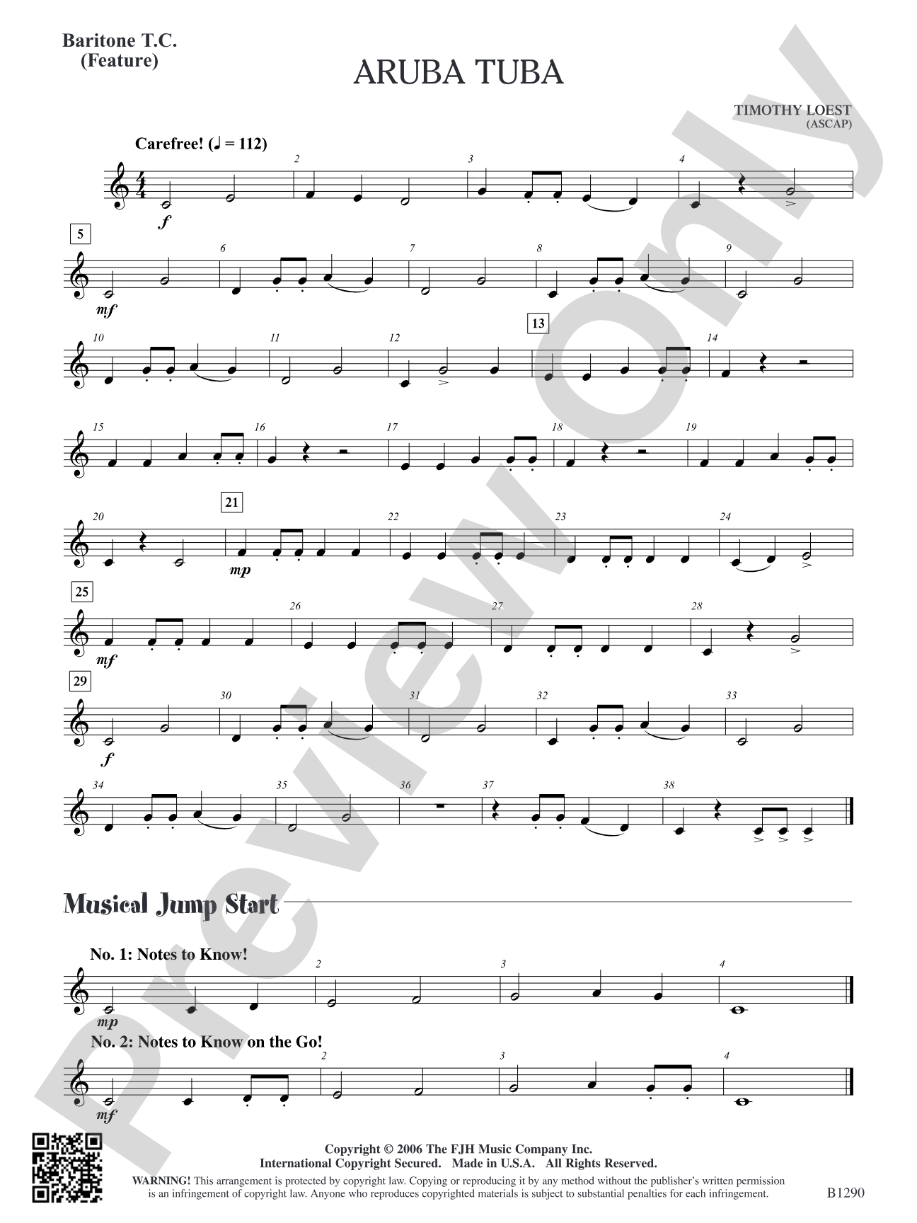 Aruba Tuba: Baritone T.C. (Feature)