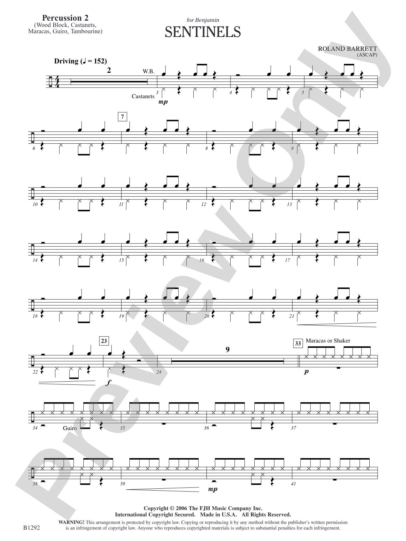 Sentinels: Percussion 2