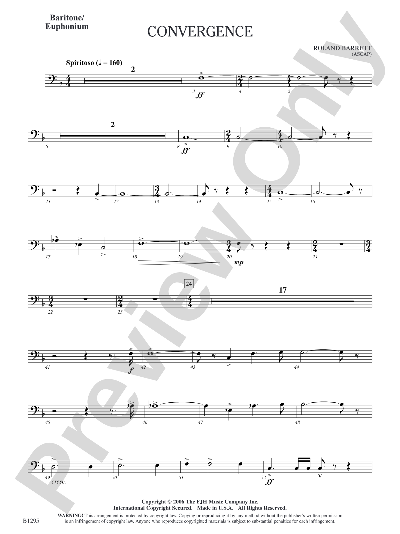 Convergence: Baritone/Euphonium