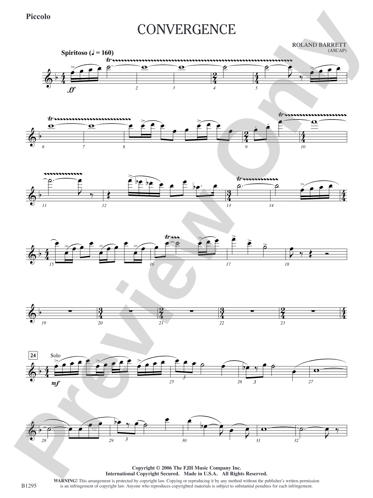 Convergence: Piccolo