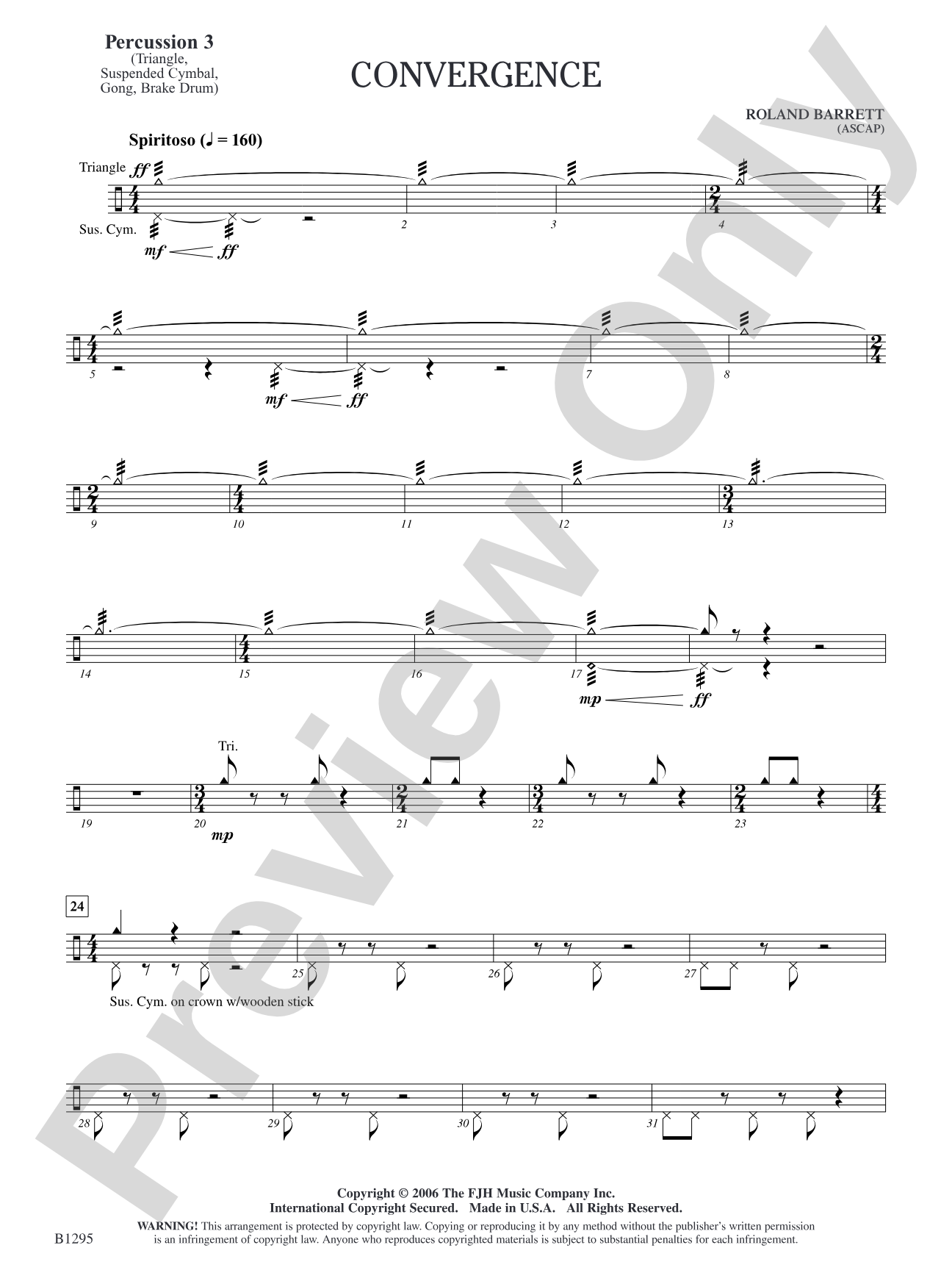 Convergence: Percussion 3