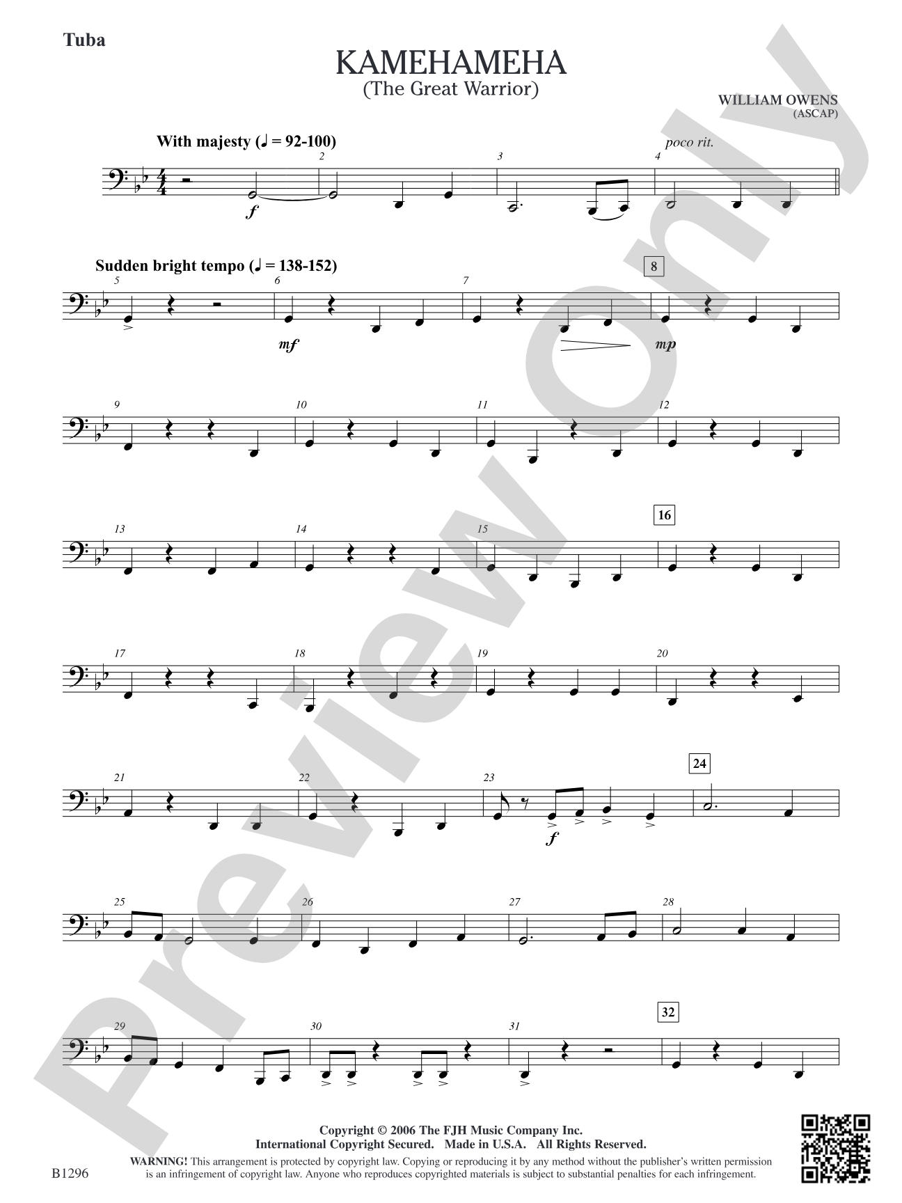 Kamehameha (The Great Warrior): Tuba