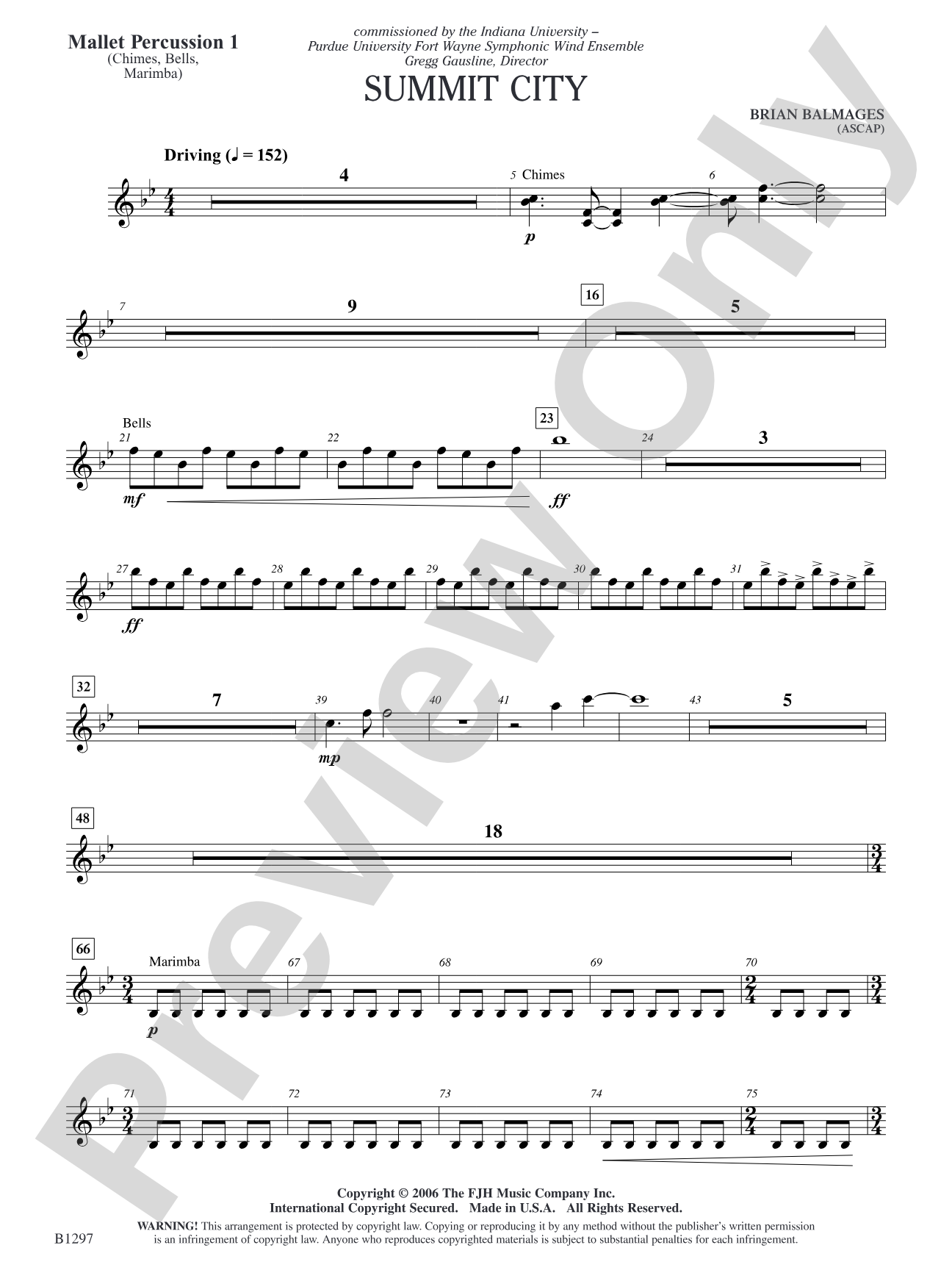 Summit City: Mallet Percussion 1