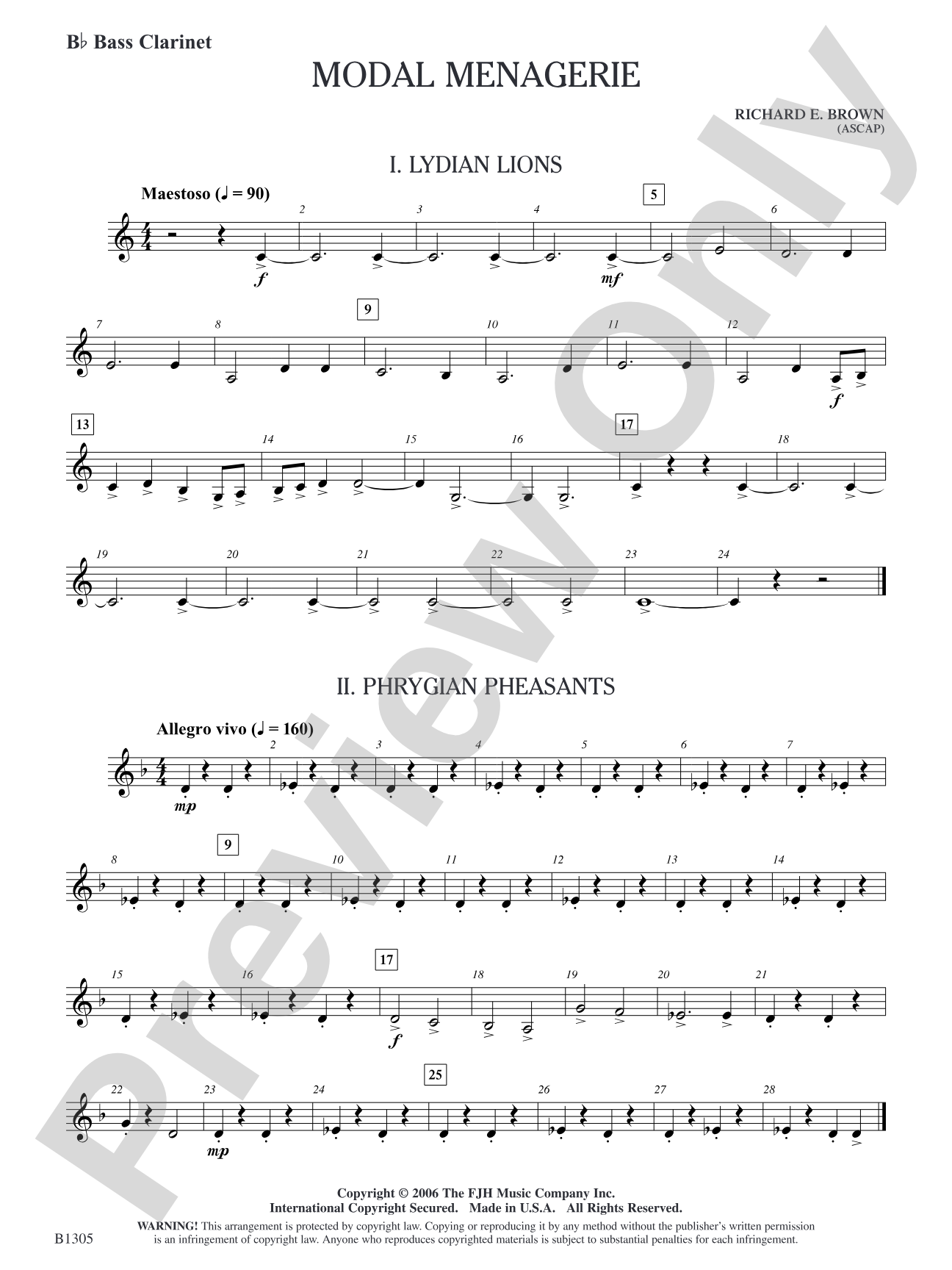 Modal Menagerie: B-flat Bass Clarinet