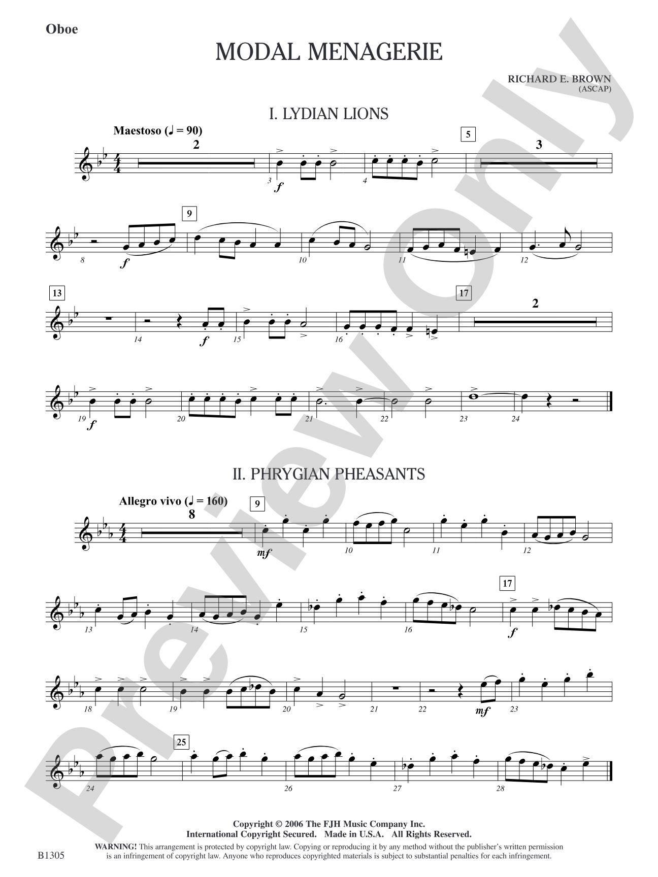 Modal Menagerie: Oboe