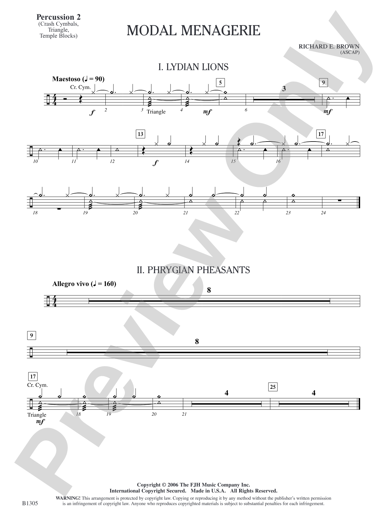 Modal Menagerie: Percussion 2