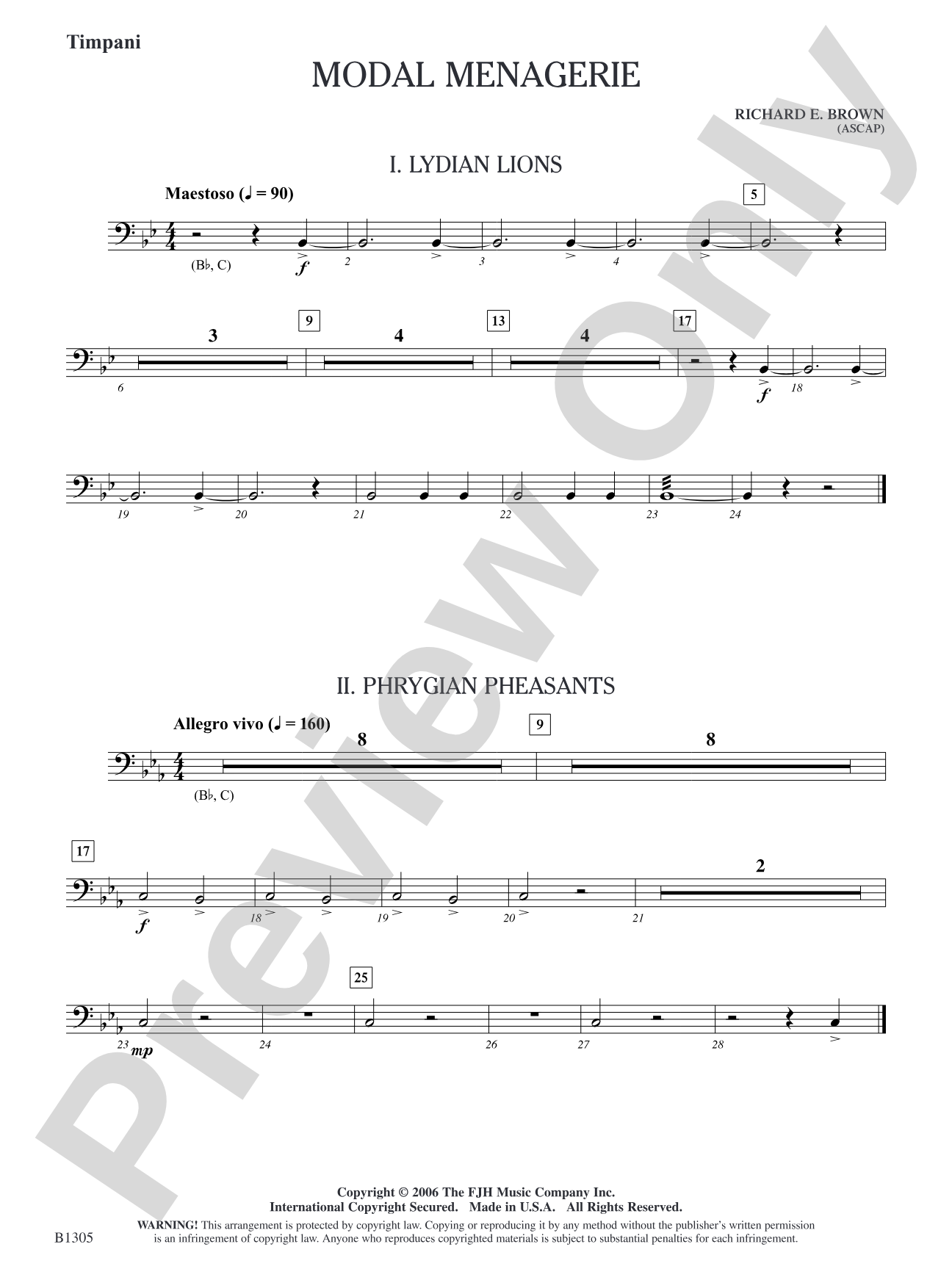 Modal Menagerie: Timpani