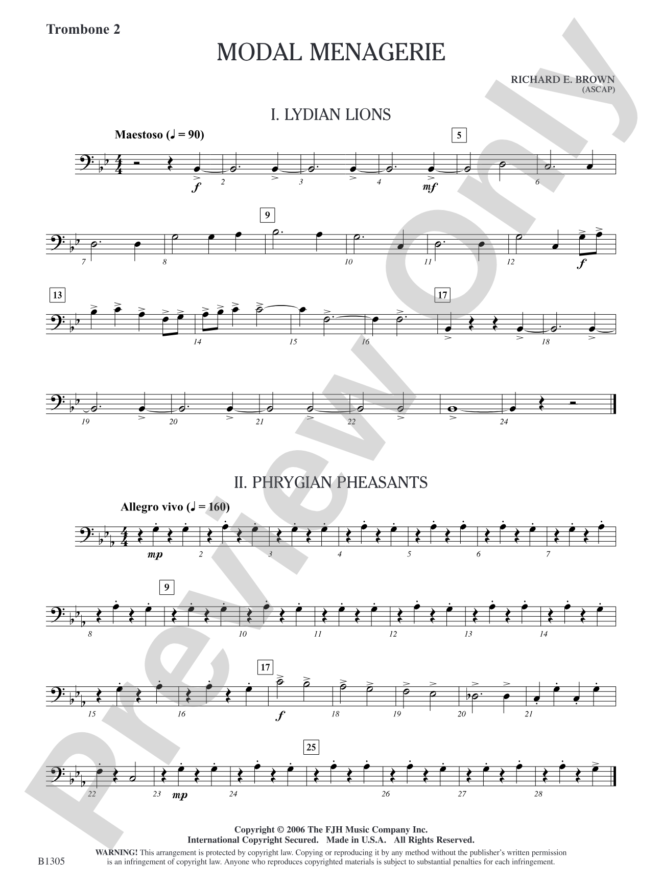Modal Menagerie: Trombone 2