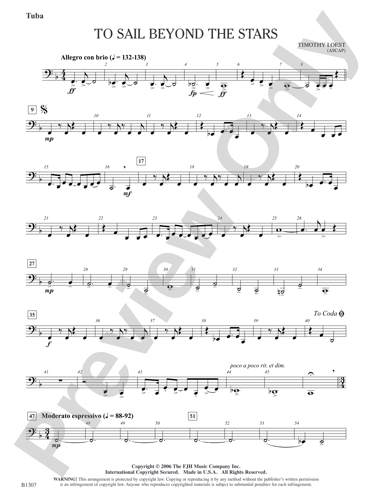To Sail Beyond the Stars: Tuba