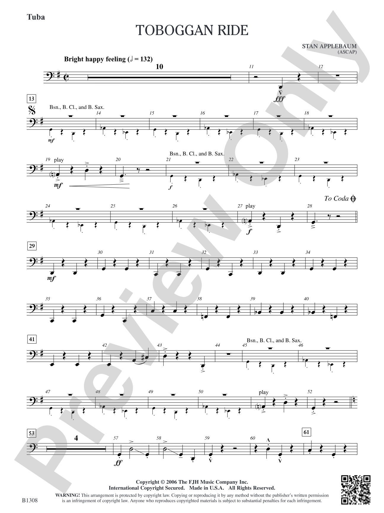 Toboggan Ride: Tuba
