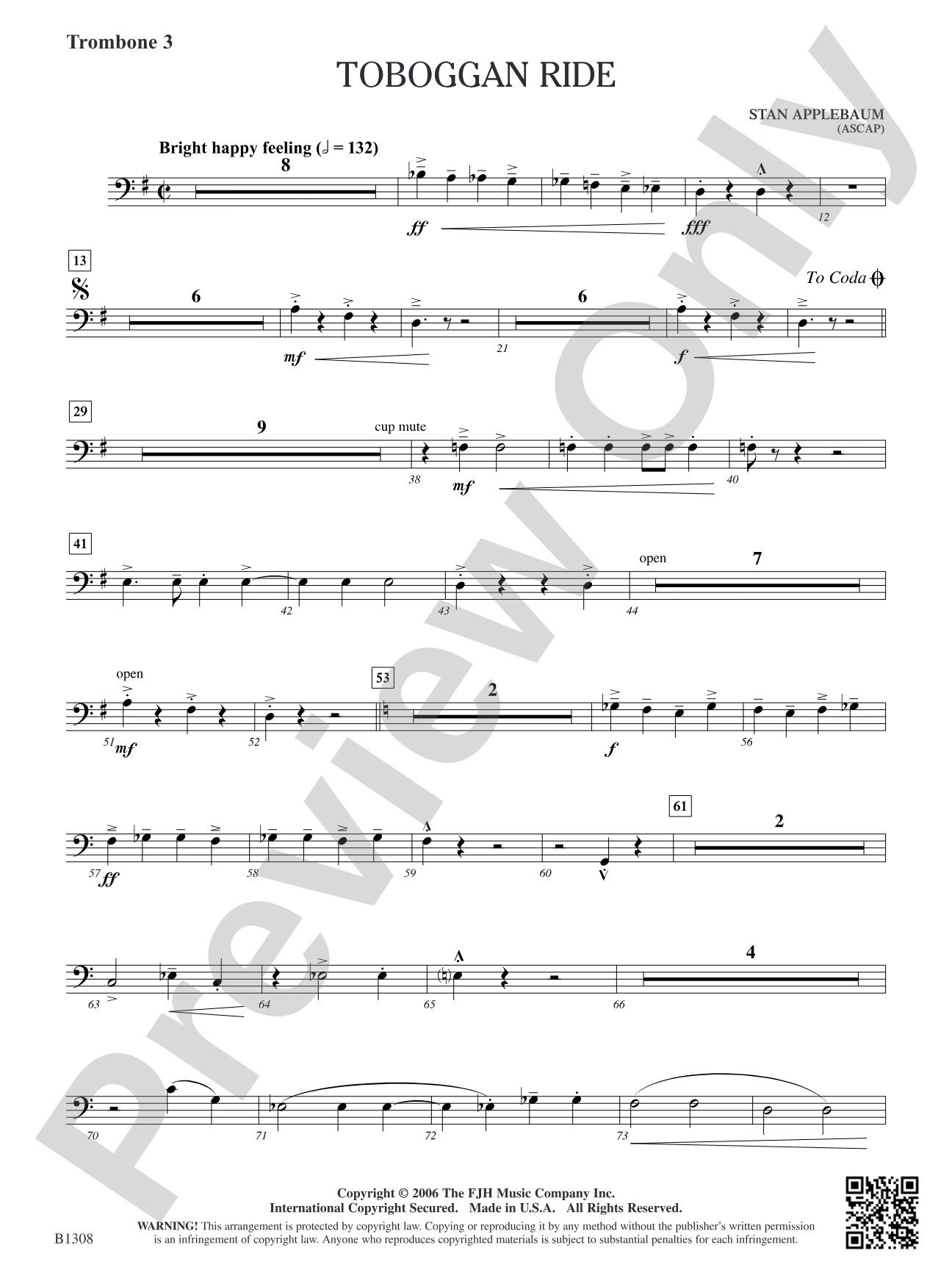 Toboggan Ride: Trombone 3