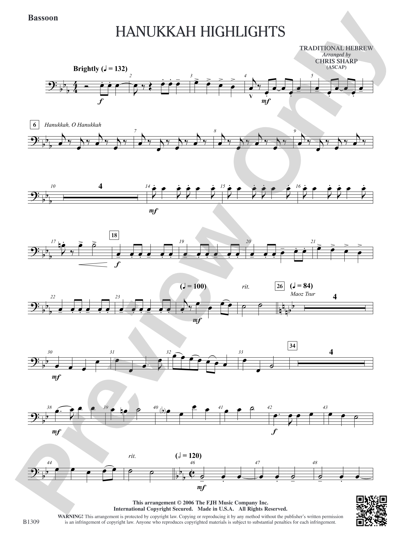 Hanukkah Highlights: Bassoon