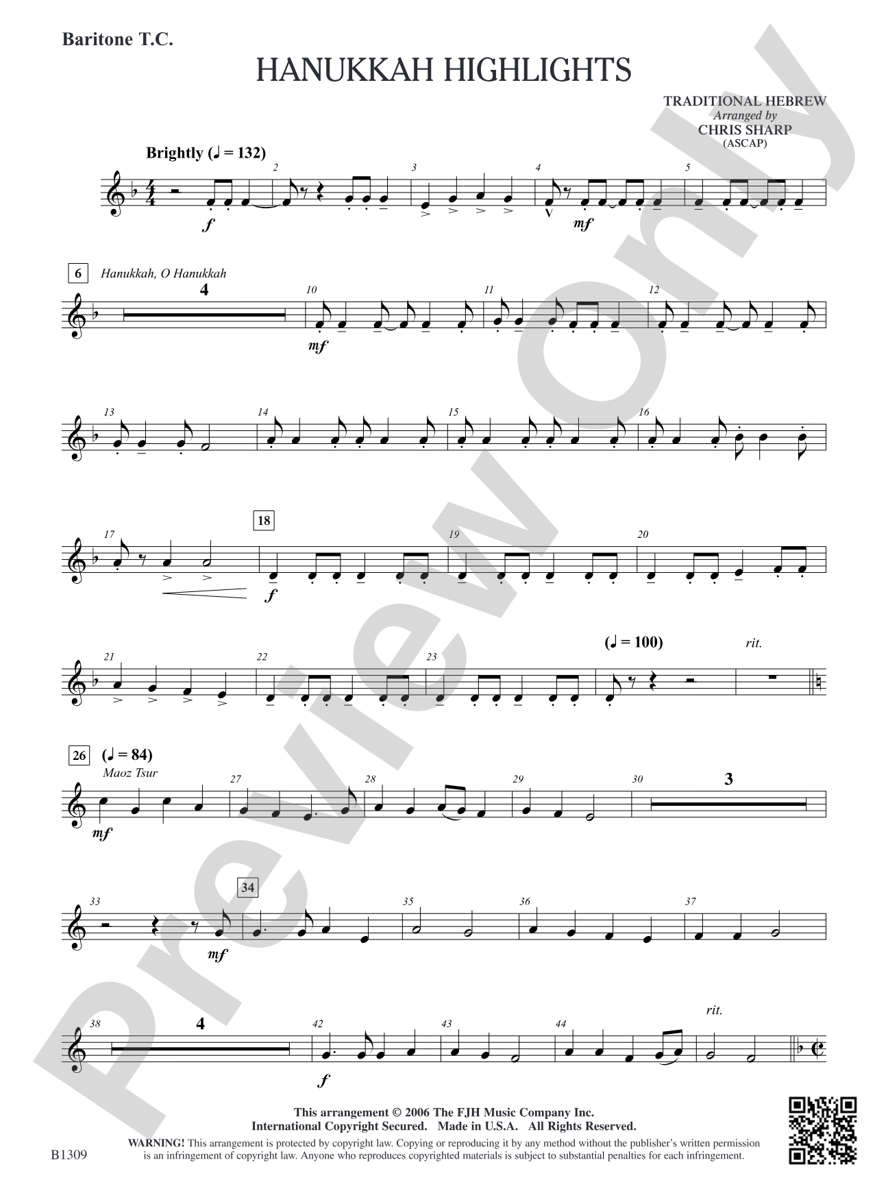 Hanukkah Highlights: Baritone T.C.