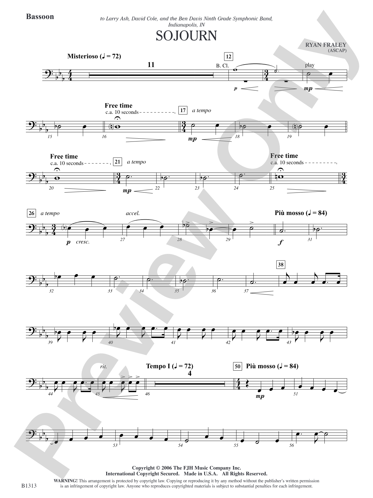 Sojourn: Bassoon