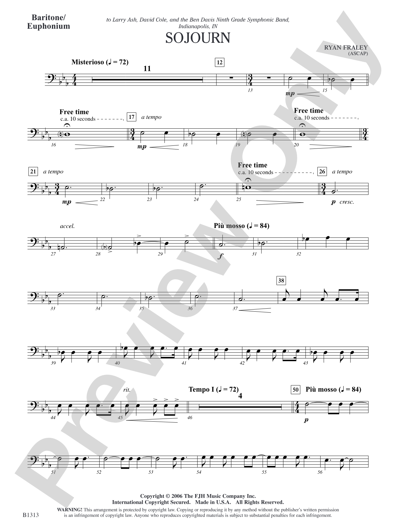 Sojourn: Baritone/Euphonium