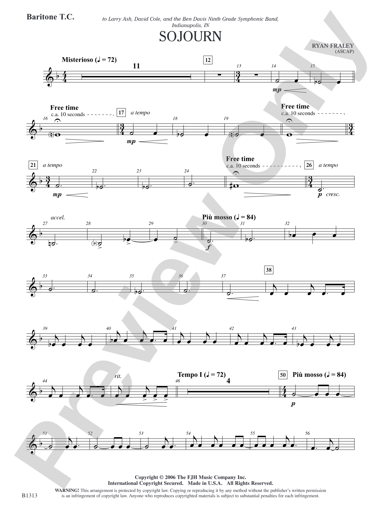 Sojourn: Baritone T.C.