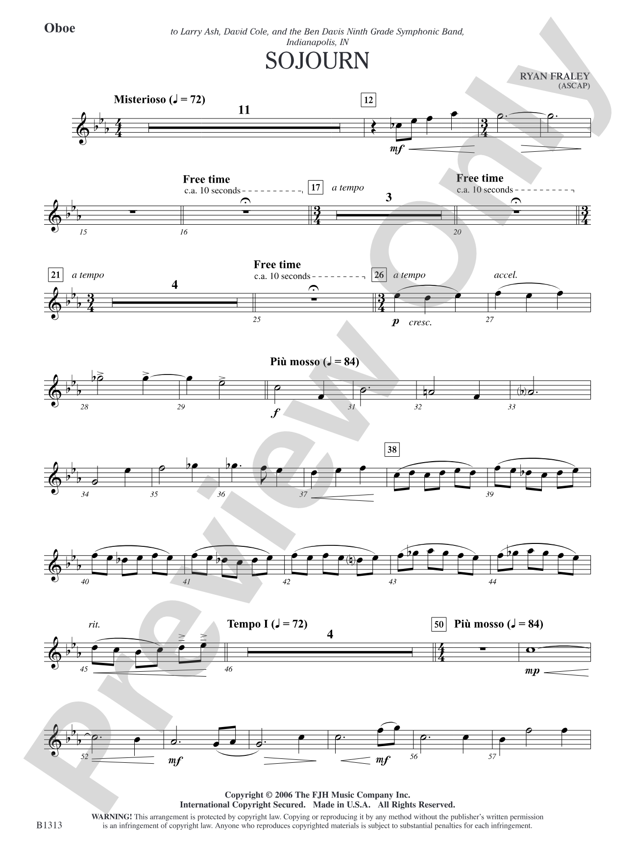 Sojourn: Oboe