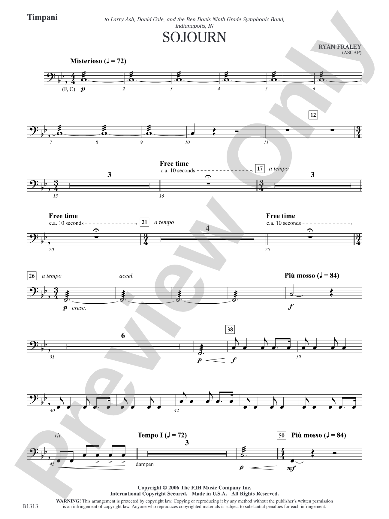Sojourn: Timpani