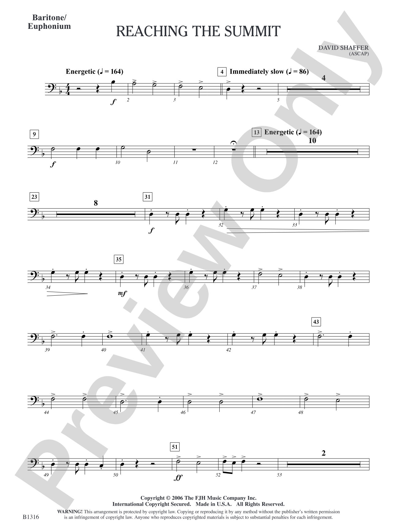 Reaching the Summit: Baritone/Euphonium