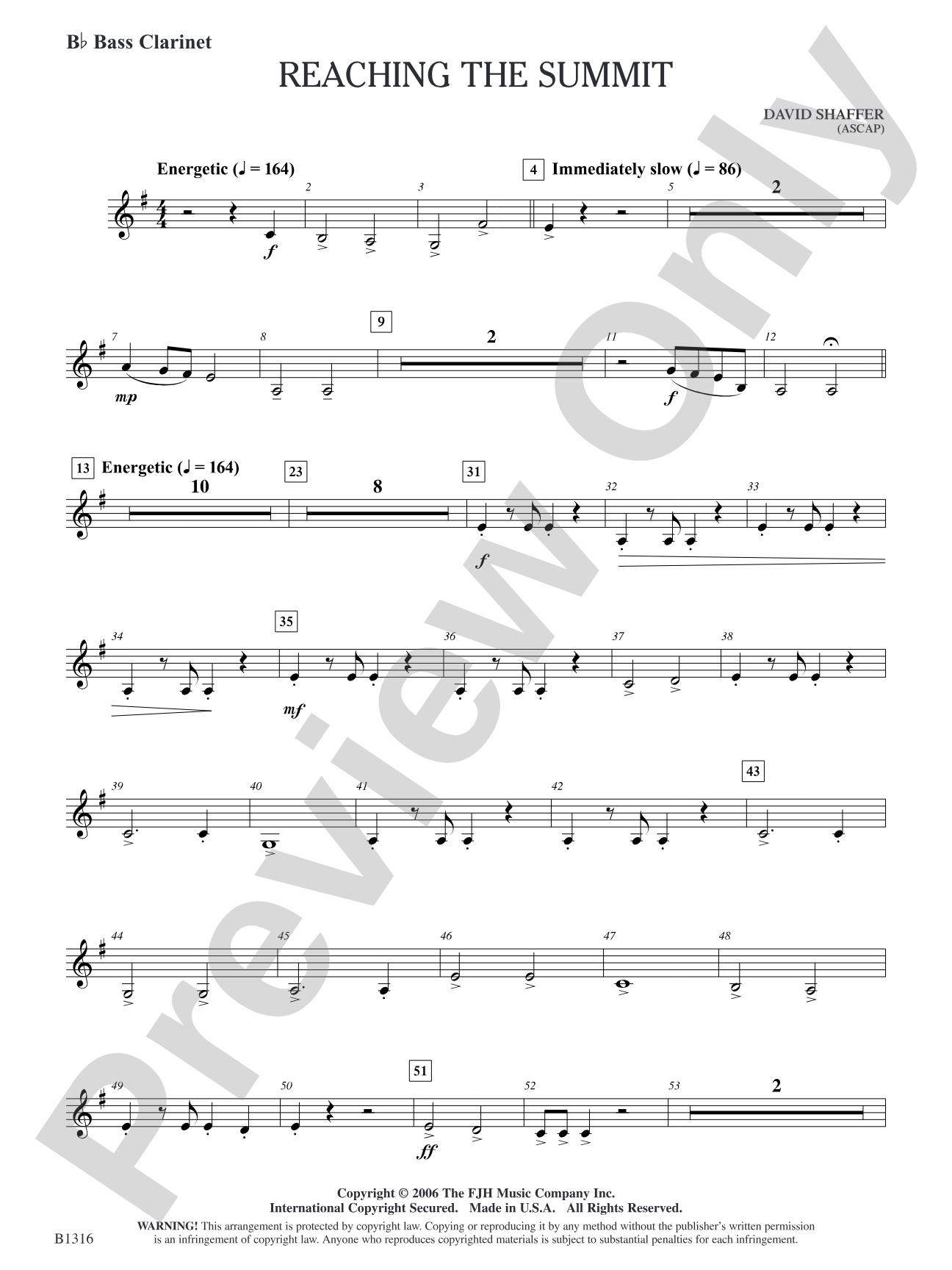 Reaching the Summit: B-flat Bass Clarinet