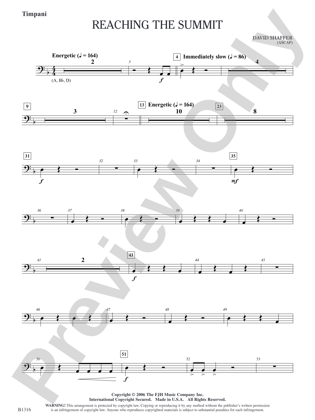 Reaching the Summit: Timpani
