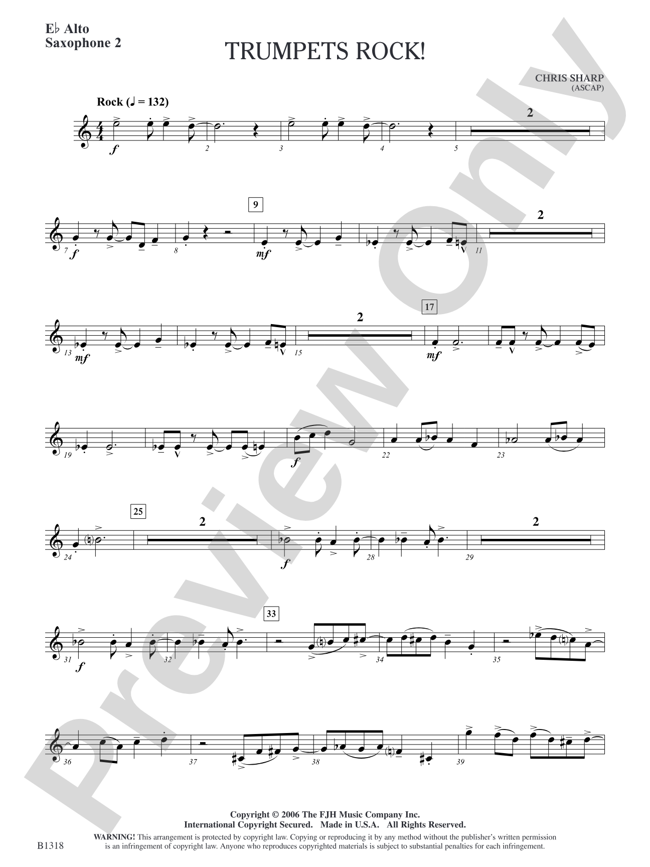 Trumpets Rock!: E-flat Alto Saxophone 2