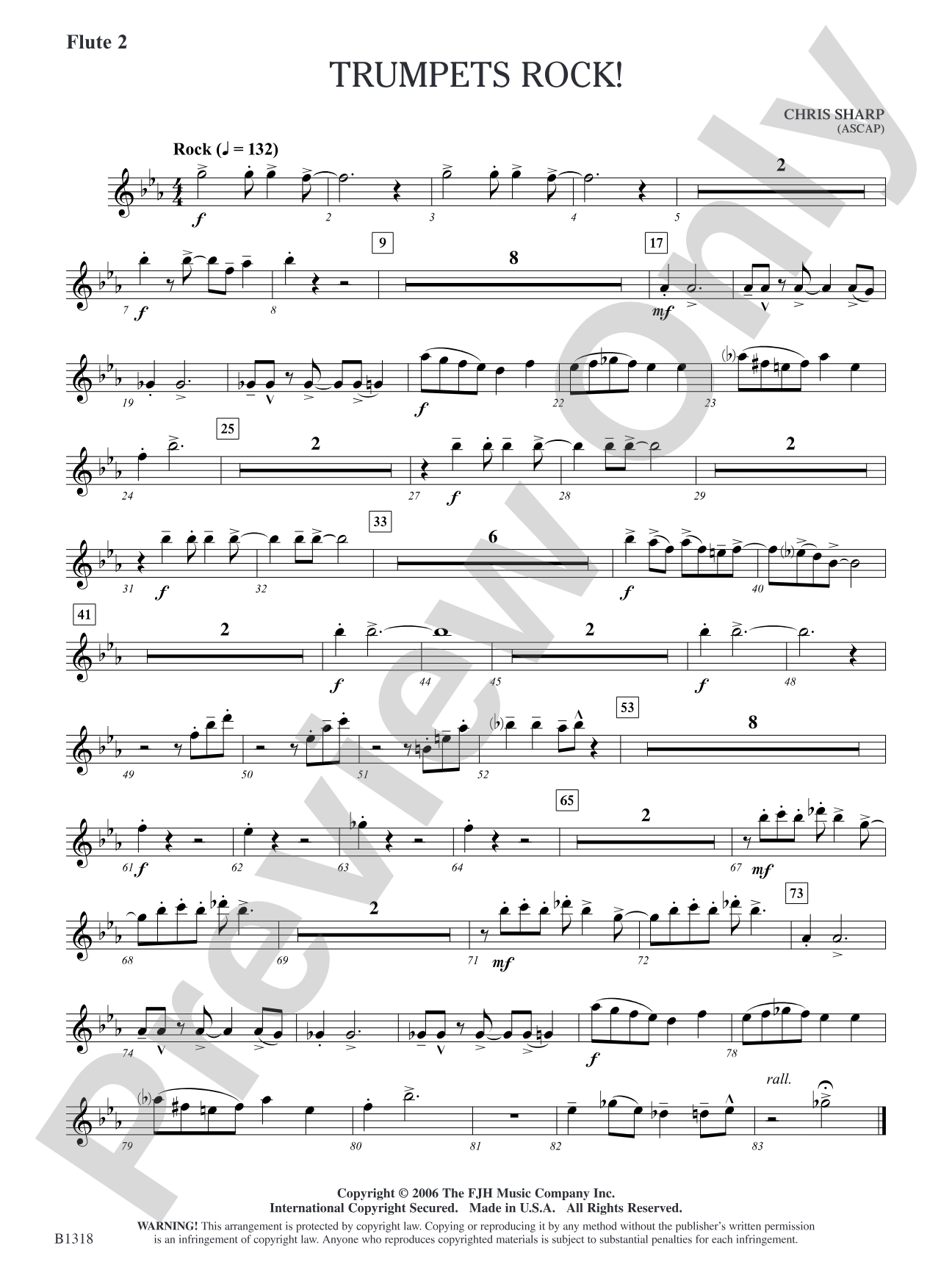 Trumpets Rock!: Flute 2