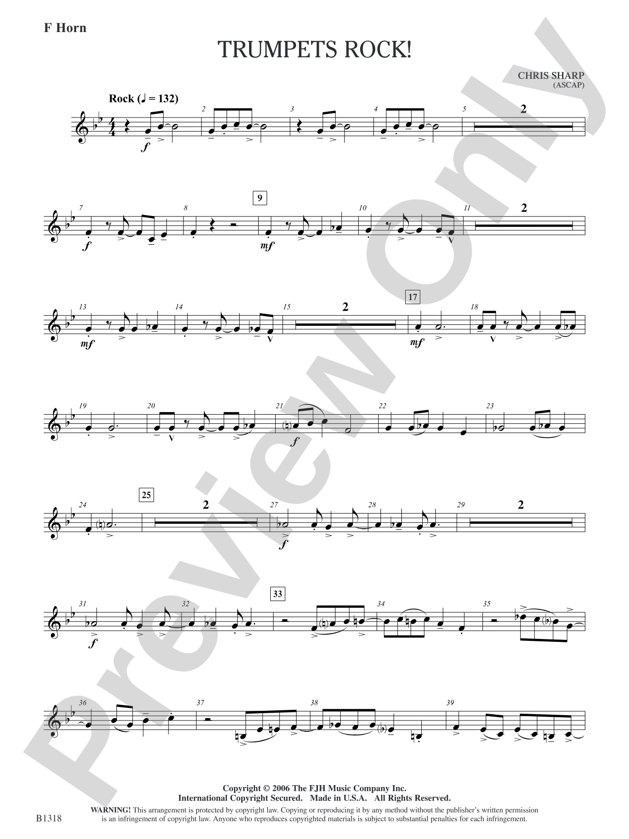 Trumpets Rock!: F Horn