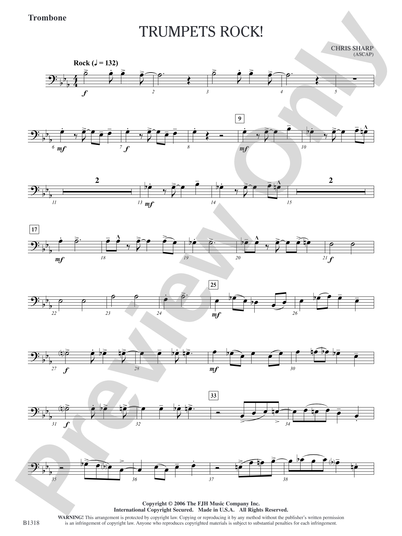 Trumpets Rock!: Trombone
