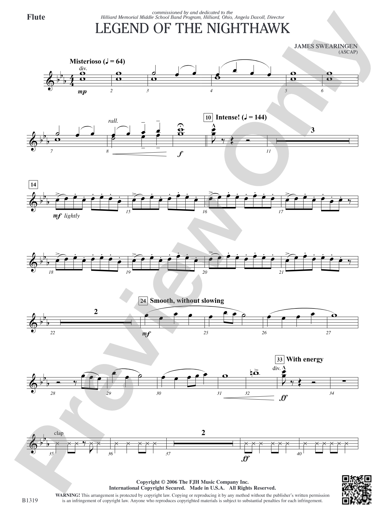 Legend of the Nighthawk: Flute