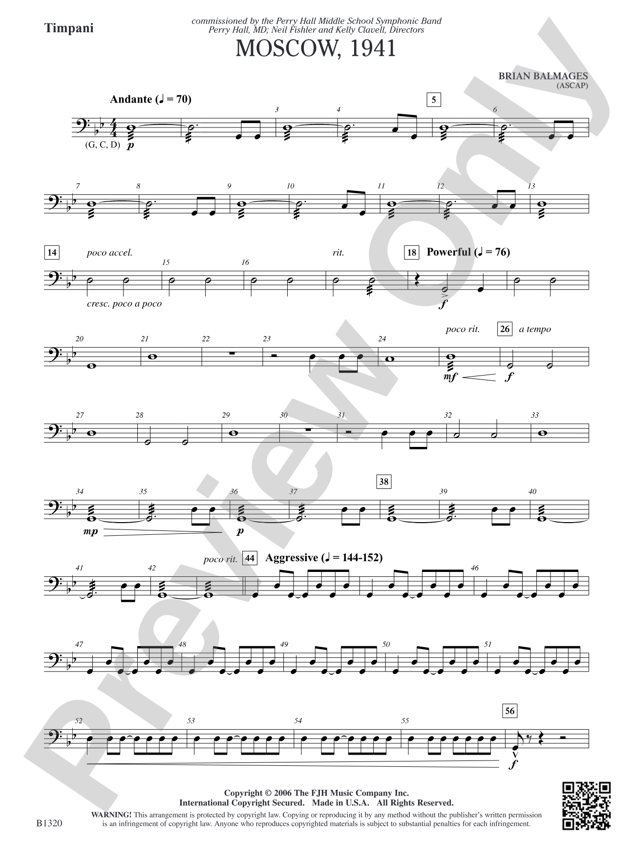 Moscow, 1941: Timpani