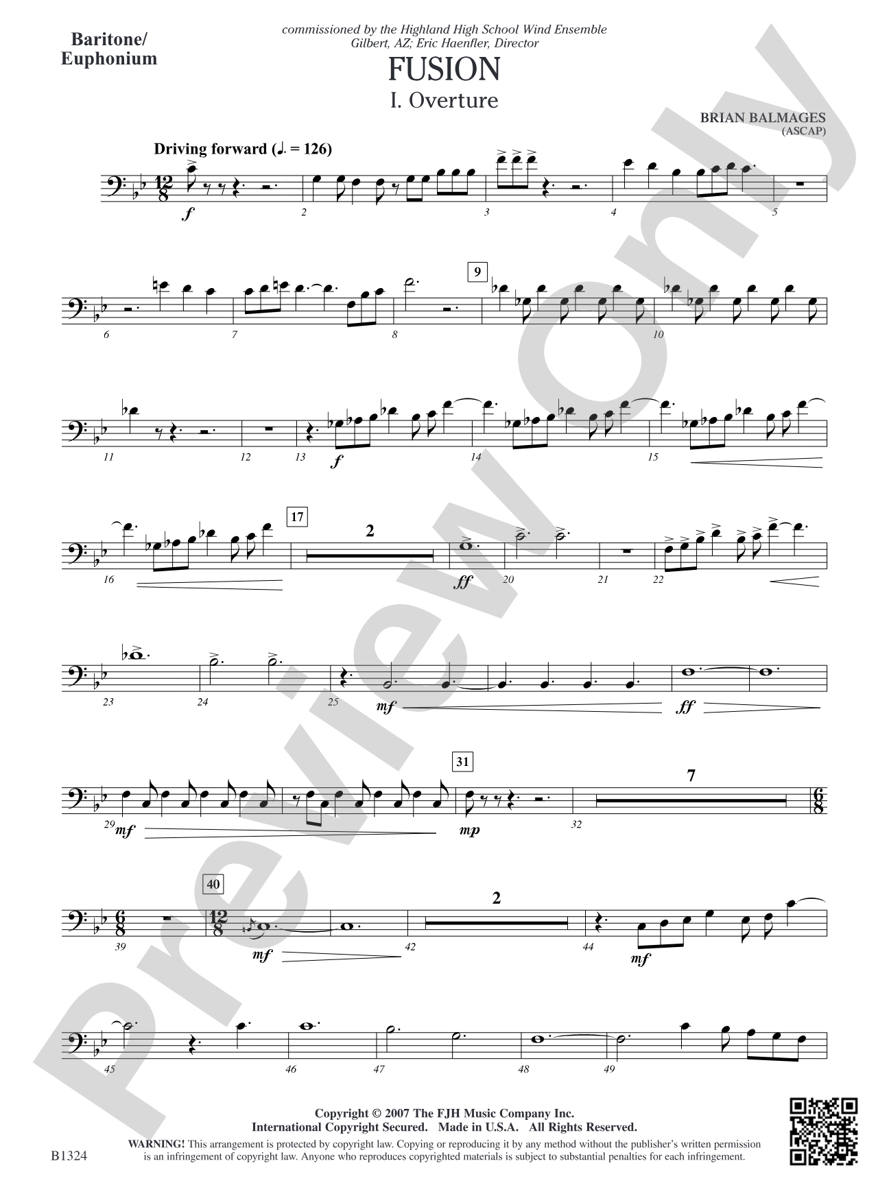 Fusion: Baritone/Euphonium