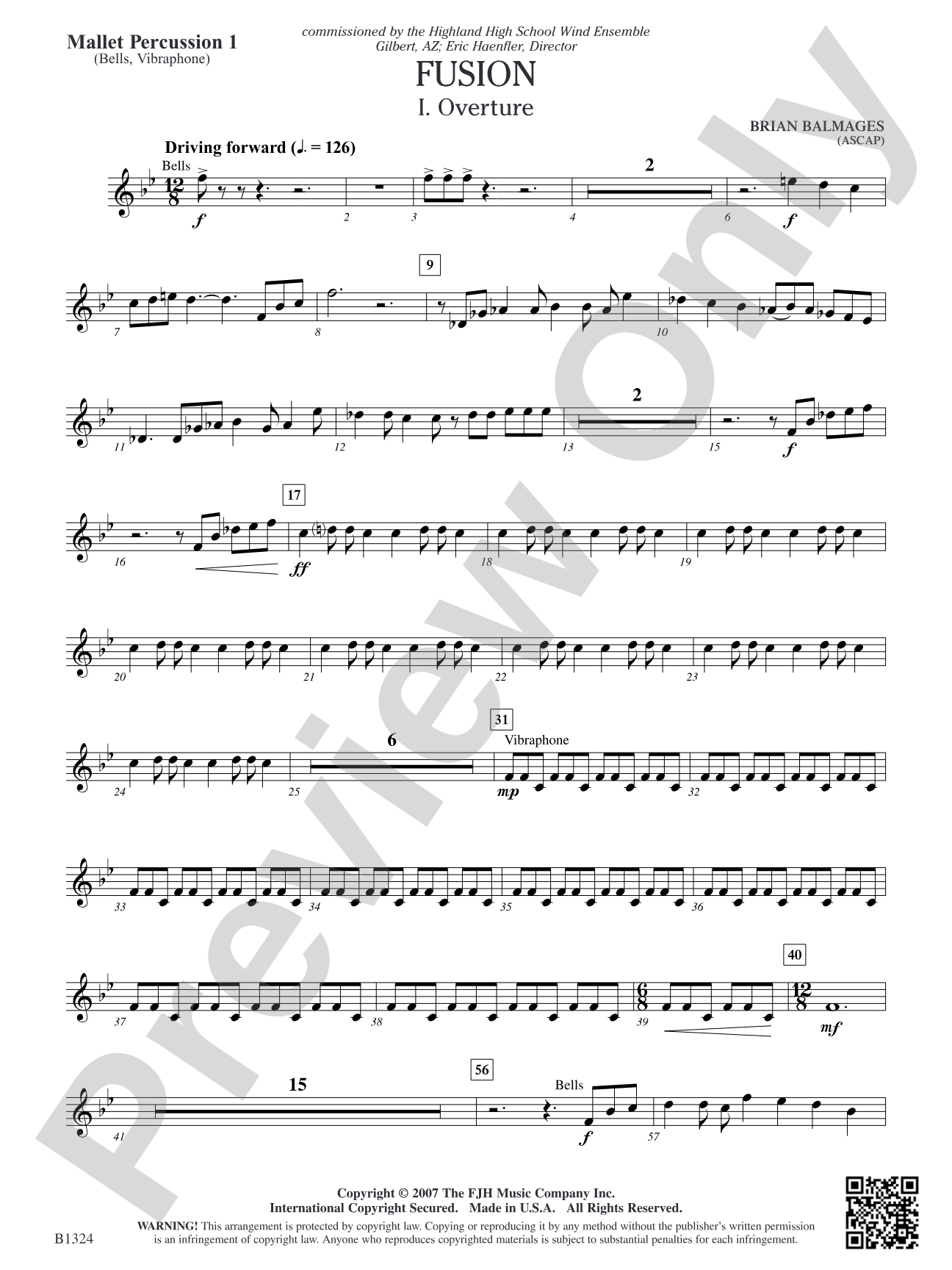 Fusion: Mallet Percussion 1