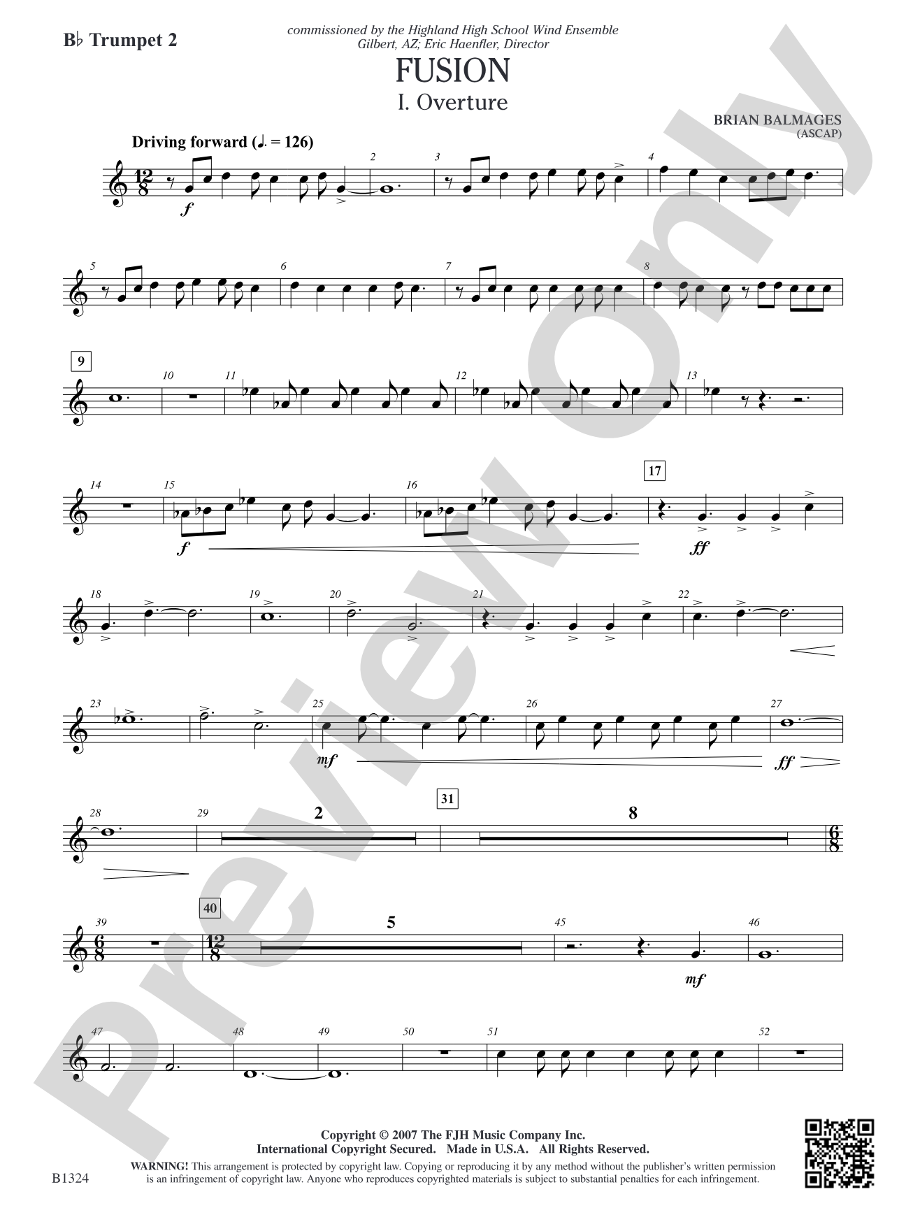 Fusion: B-flat Trumpet 2
