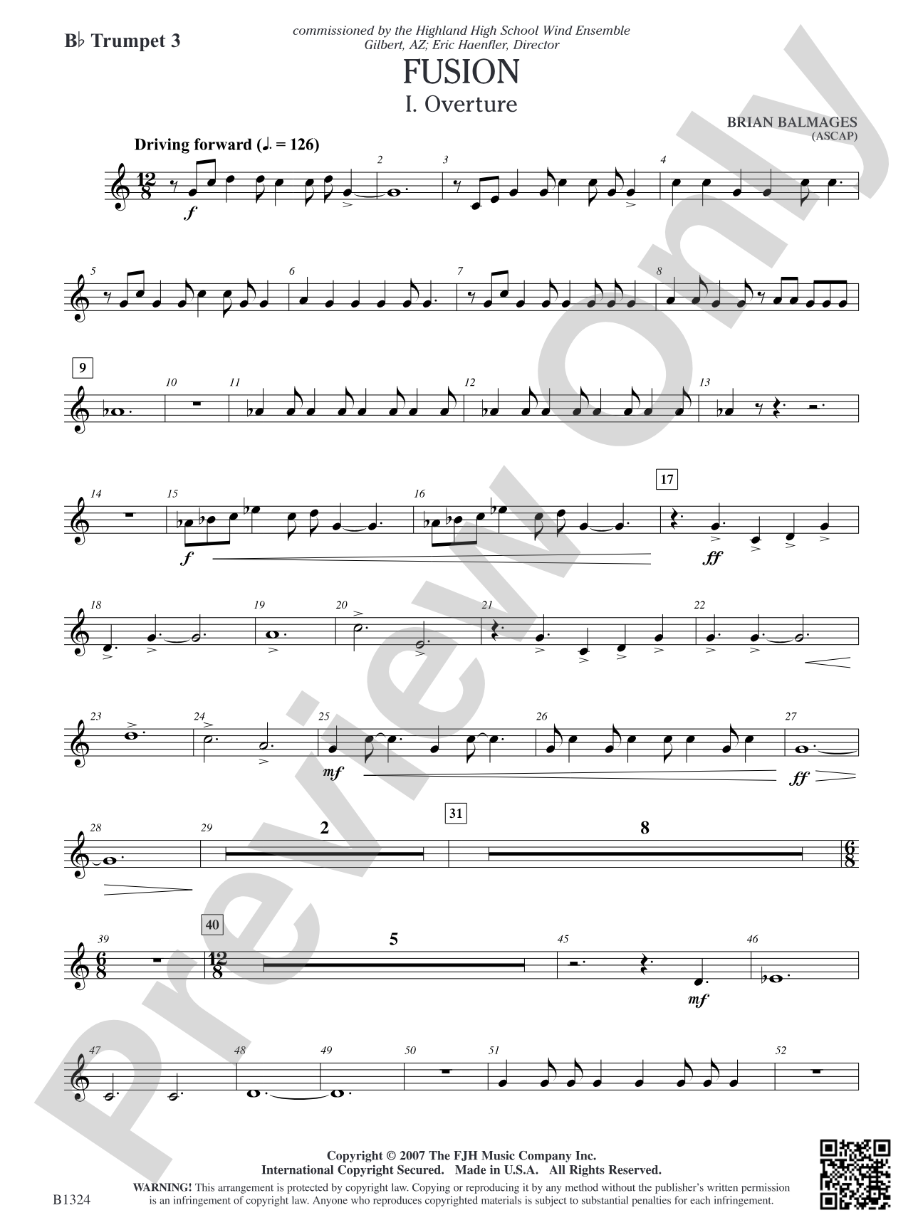 Fusion: B-flat Trumpet 3