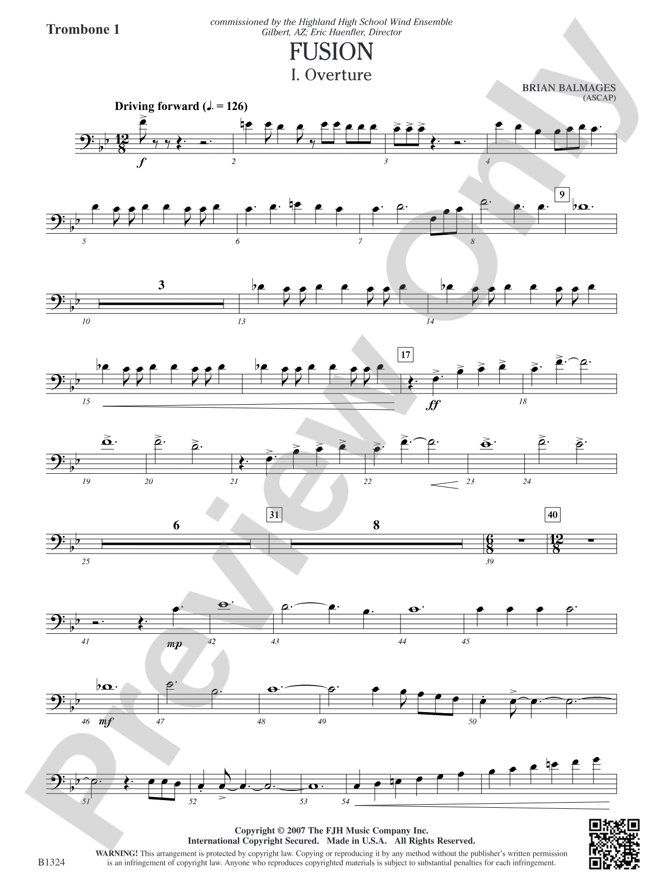 Fusion: Trombone 1