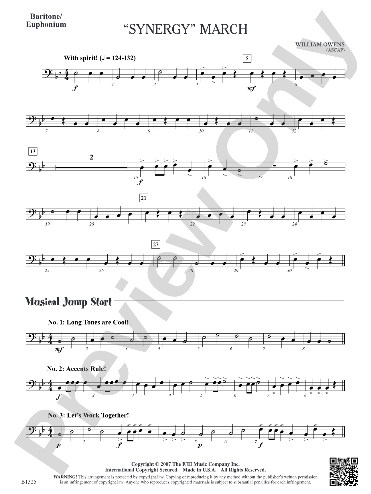 Synergy March: Baritone/Euphonium