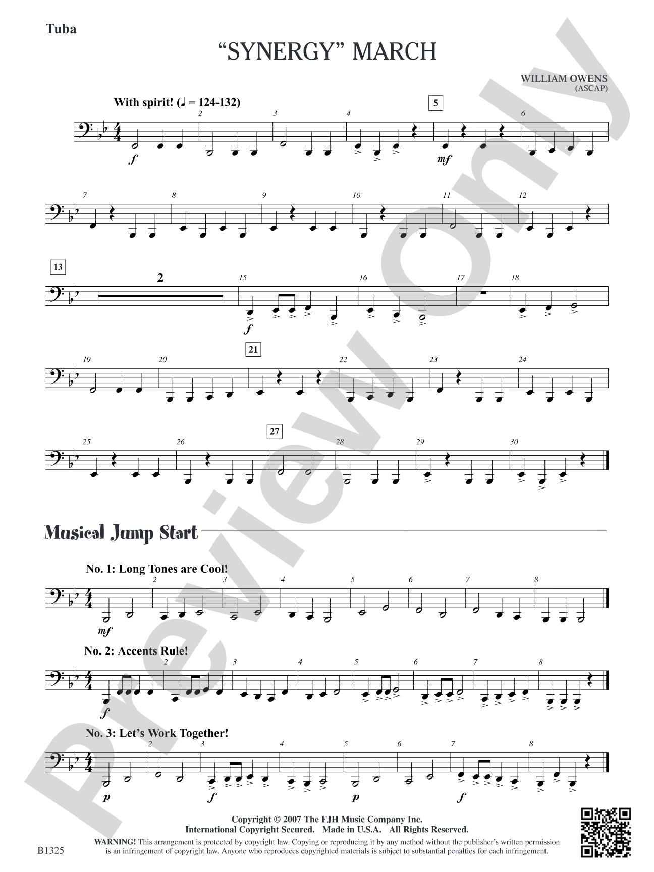 Synergy March: Tuba