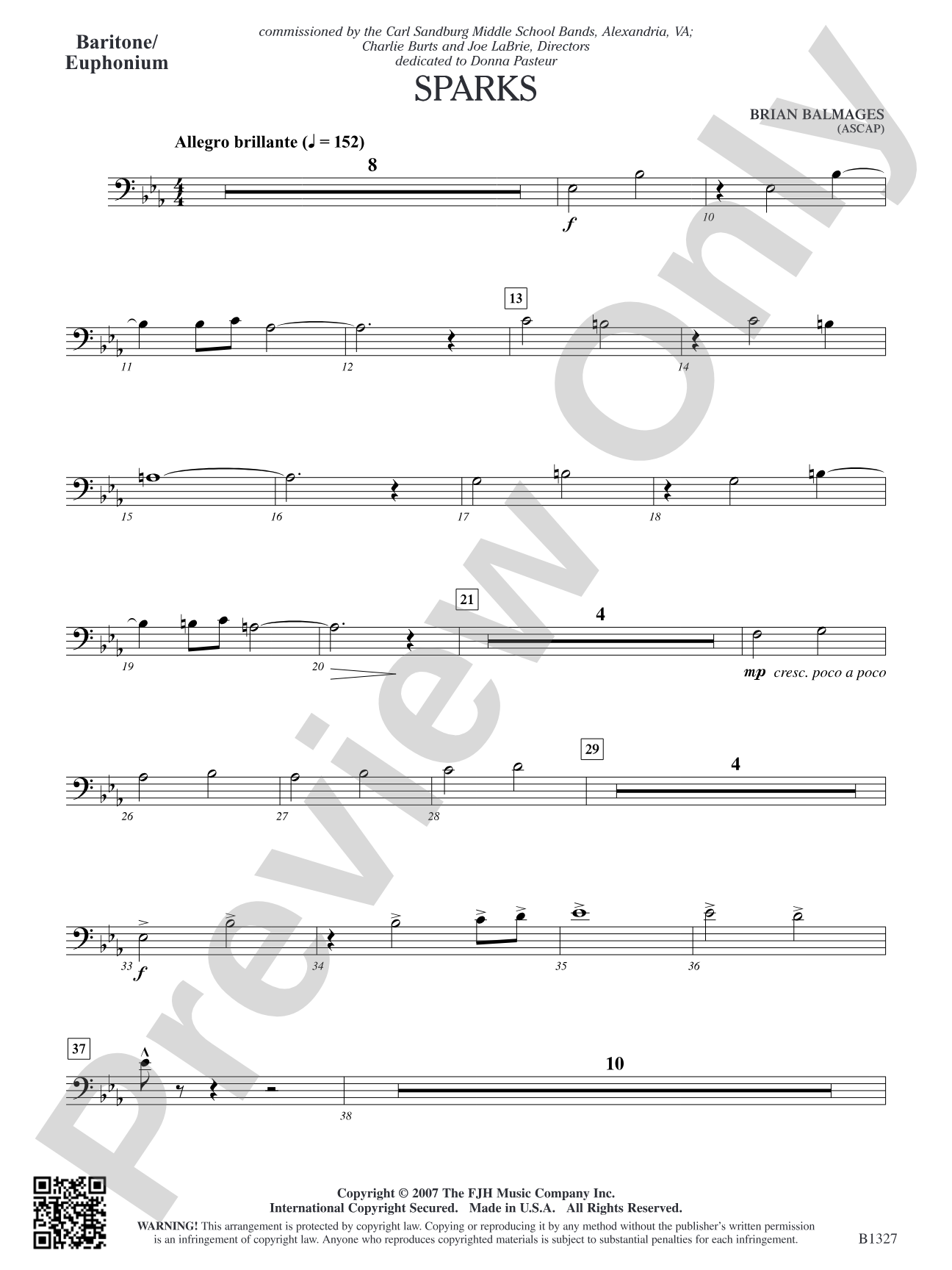 Sparks: Baritone/Euphonium