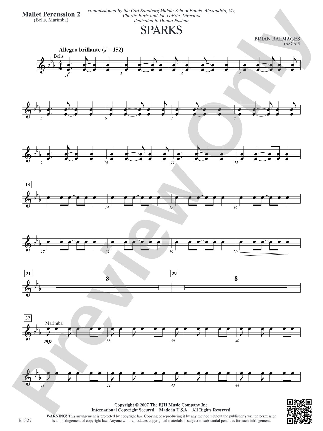 Sparks: Mallet Percussion 2