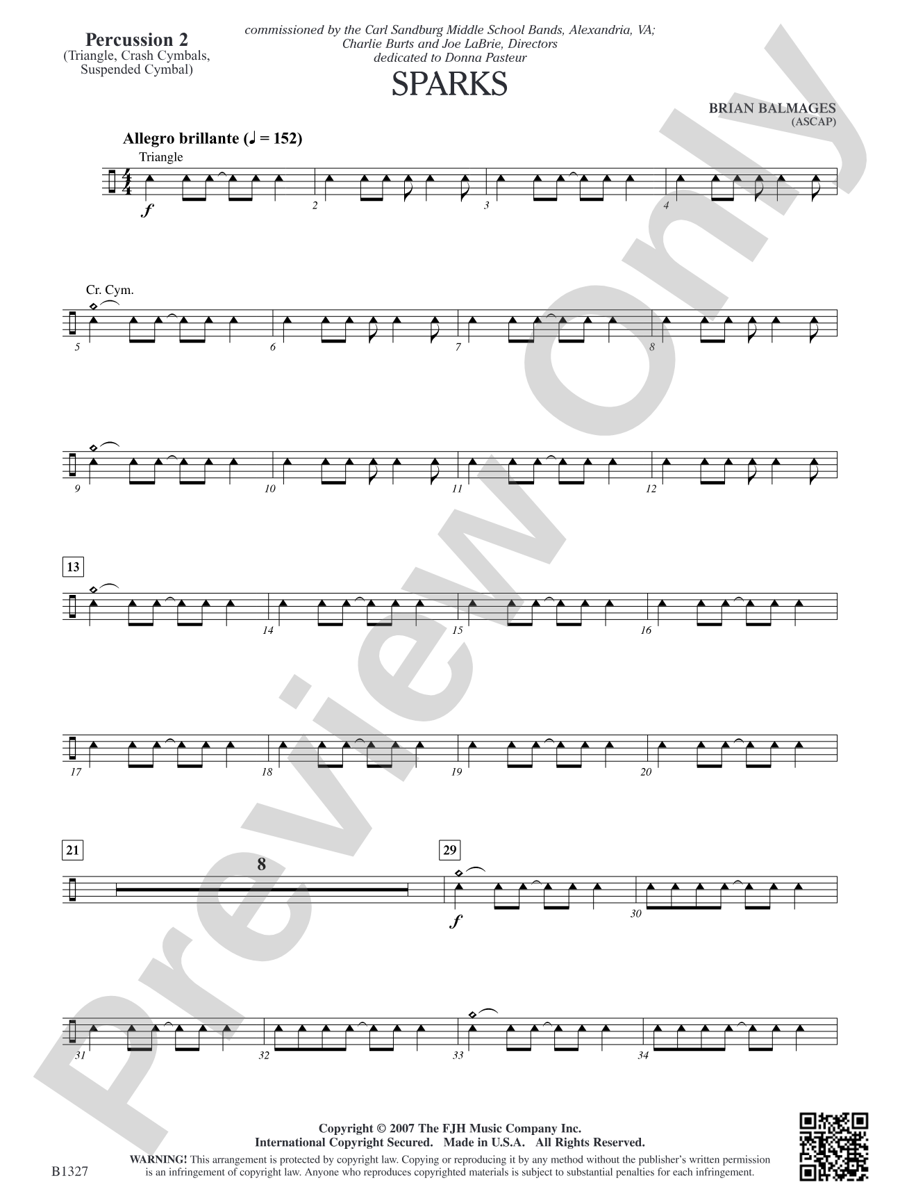 Sparks: Percussion 2