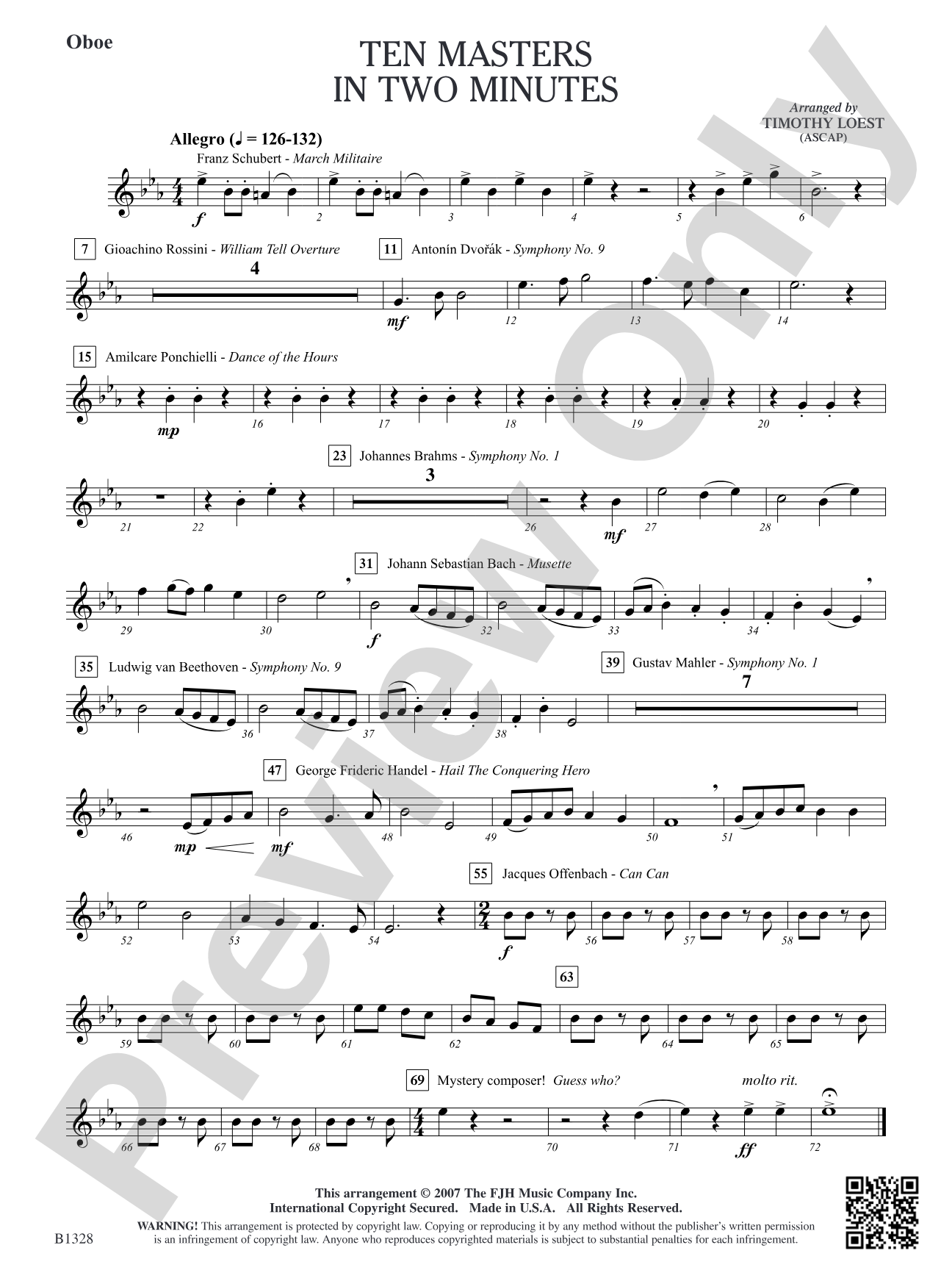 Ten Masters in Two Minutes: Oboe
